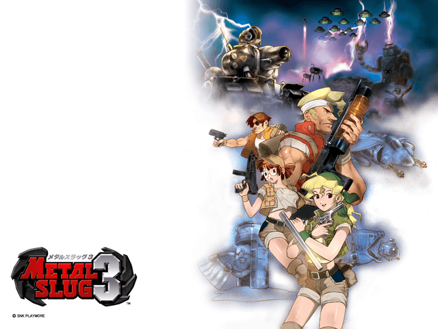 Metal Slug 3 title screen for Xbox